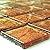 Glasmosaik Fliesen 48x48x8mm Orange Meta...