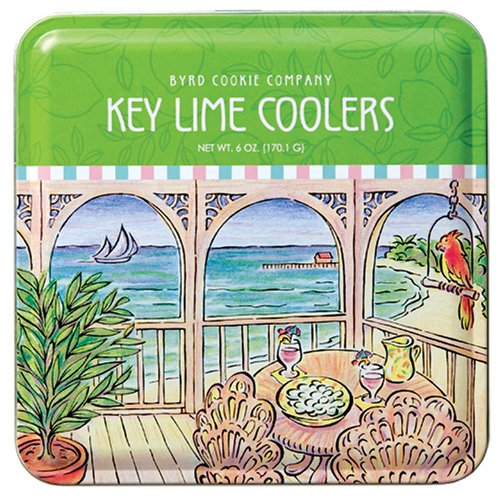 Byrd Cookie Company, Key Lime Traditional, 6-Ounce Tin (Pack of 3) by Byrd Cookie Company