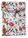 Marubhumi Bird Print Twin Size Kantha Quilt White, Kantha Blanket, Bed Cover, Twin Kantha Bedspread, Bohemian Bedding Kantha Size 60 Inch x 90 Inch
