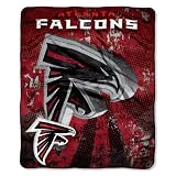 NFL Atlanta Falcons 50-Inch-by-60-Inch Micro Raschel Plush Throw "Grunge" Design