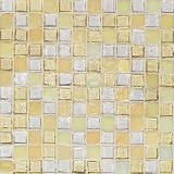 American Olean Tile - Glass Mosaic Tile Solare Tile: 1X1 Citrus Tile ASIN B002LDA5E0