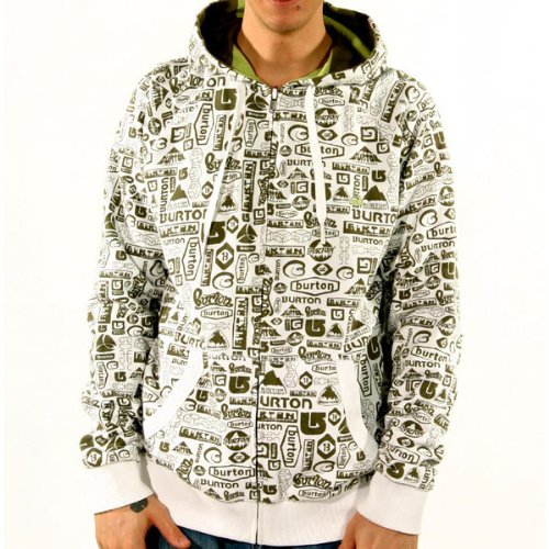 Herren Zip Hoodie Burton Whole Heap Zip Hood