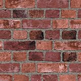 Surface Illusions SF084793 Red Brick Vinyl Wallpaper BC1583056