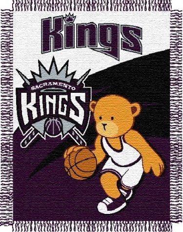 Sacramento Kings - NBA Style 044 baby 36"x 46" Triple Woven Jacquard Throw - 36x46