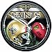 New Orleans Saints Round Clock