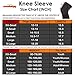 COOLOMG Basketball Knee Pads Youth Kids Adult Football Protective Padded Knee Compression Sleeves White L