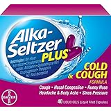 Alka-Seltzer Plus Cold and Cough Liquid Gels, 40 Count