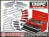 クレセント 工具セット ツールセット ツールボックス 130P CRESCENT