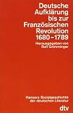 Produkt-Bild: Hansers Sozialgeschichte der deutschen Literatur vom 16. Jahrhundert bis zur Gegenwart: Deutsche Aufkl&auml;rung bis zur Franz&ouml;sischen Revolution. 1680 - 1789: BD 3