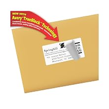 Avery White Mailing Labels for Ink Jet Printers, 2 x 4 Inch, Box of 1000 (8463)