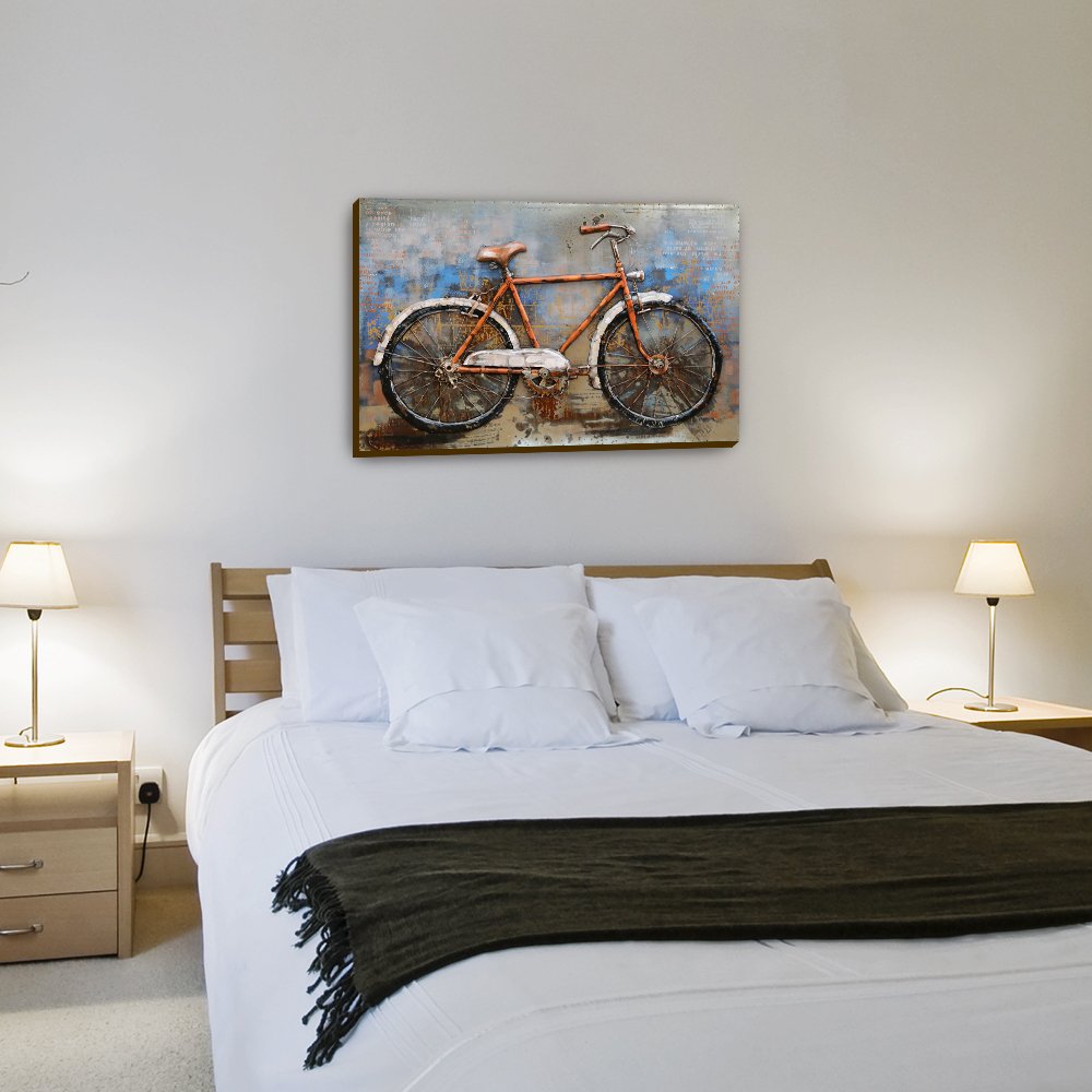 Asmork 3D Metal Art - 100% Handmade Metal Unique Wall Art - Stereograph