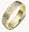 6mm 14 Karat Two-Tone Gold Comfort Fit Multi Texture Wedding Band - 6.25