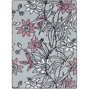 Surya Seventeen Magazine Flirty 2-Feet 8-Inch by 3-Feet 10-Inch Machine Made Rug by 