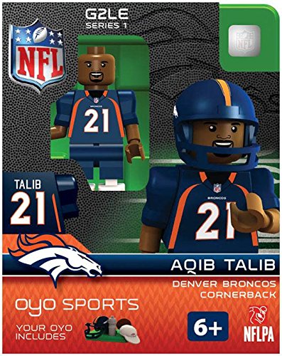NFL Denver Broncos NFL Generation 2 Series 1 Minifigure Aqib Talib