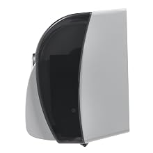 Georgia-Pacific Vista 54338 Black Hygienic Push Paddle Roll Paper Towel Dispenser, 12.75" Width x 14.25" Height x 10.5" Depth
