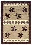 Charbel Shaggy Bear Paw Shag Rug 7-Feet 10-Inch by 10-Feet 10-Inch