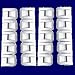 As Seen on TV Huggable Hangers Cascading Mini Hooks 18pc Linen 109-HOOKSLIN-LTC-1