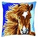 Vervaco Brown Horse Cushion Cross Stitch Kit