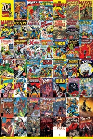 1art1 48406 Marvel Comics - 70 Jahre Jubil&Atilde;&curren;um 