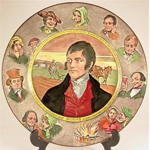 Vintage Royal Doulton Robert Burns commemorative plate D6344 CP703