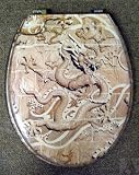 Dragon Standard Size Bathroom Toilet Seat