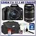 Canon EOS Rebel T1i 15.1 MP Digital SLR w/ Canon EF-S 18-55mm IS Lens & Canon EF-S 55-250mm IS Lens + Canon Battery + Canon Bag + 16GB + Deluxe Accessory Package K#7