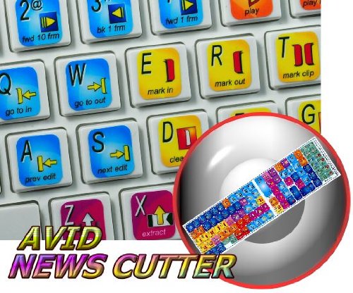 AVID NEWS CUTTER KEYBOARD STICKER