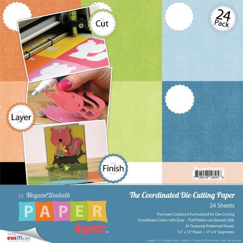 PAPERLAYERZ 24 PK Premium Patterned Cardstock 12X12