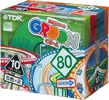 TDK 音楽用CD-R「グルーン」80min 10枚パック CD-RGRO80X10MN