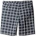 Haggar mens Cool 18 Classic Fit Expandable Waist Short Casual Shorts, Button Navy, 48