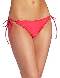 Luli Fama Women's Cosita Buena Wavey Tie Side Ruched Brazilian Bottom
