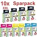 10 x Patronen für Brother DCP 385 C (4xBlack,2xC,2xM,2xY) Perfekte Qualität Armor Druckerpatronen kompatibel für DCP385