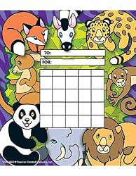 Teacher Created Resources Zoo Animals Incentive Charts (4954)