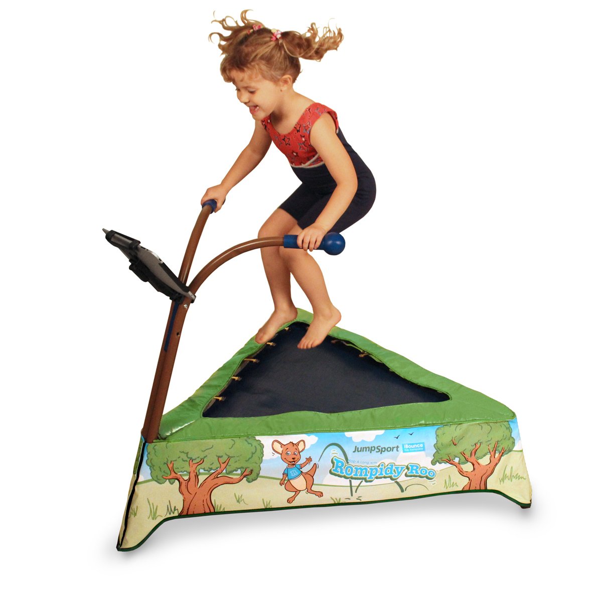 JumpSport iBounce Kids Trampoline, Tablet Mount and DVD $99.95