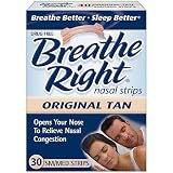 Breathe Right Nasal Strips, Small/Medium, Tan, 30-Count Boxes (Pack of 2)