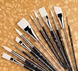 Alvin & Co. 6150D DSIPLAY SHORT HANDLE BRUSHES