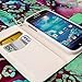 MPERO Flex FLIP Wallet Case for Samsung Galaxy S4 - Mint/White