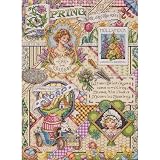 Spring Sampler Cross-Stitch Kit