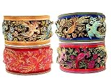 L. Erickson USA Wide Ribbon Headband - Birds of Paradise
