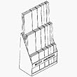 Waddell Mfg Co PB19512 Red Oak Boards