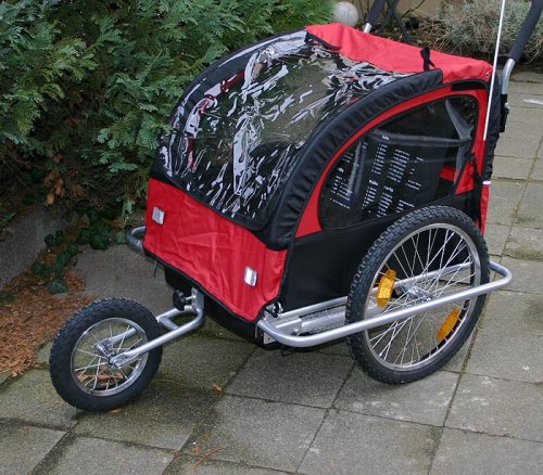 Kinderanhänger Jogger Buggy in einem für 2 Kinder NEU+OVP