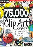 75,000 Clip Art Images (PC-CD) 2 CD-Rom Set with over 1,100 clip art categories.