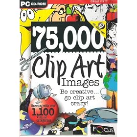 75,000 Clip Art Images (PC-CD) 2 CD-Rom Set with over 1,100 clip art categories. by