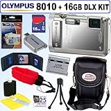 Olympus Stylus Tough 8010 14MP Digital Camera (Silver) + 16GB 
Deluxe Accessory Kit