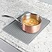 InterDesign Lineo Kitchen Countertop Silicone Sink Drying Mat - Large, Gray