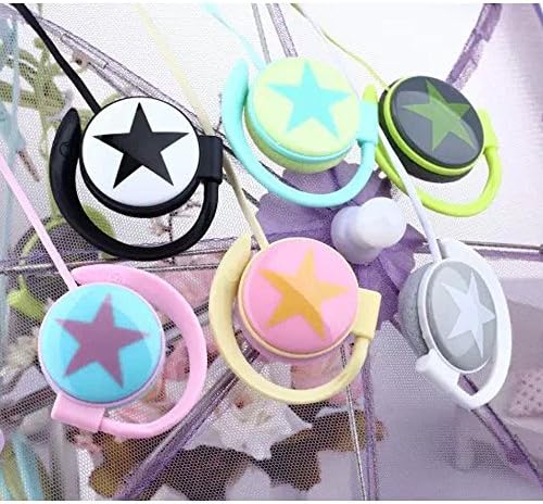 GOOGNT KEEKA Seamless design, laminating, effectively reduce outside noise interference，hanging headset,3.5 mm Earhook Sports Headphones with Microphone KEEKA H-3 (White)