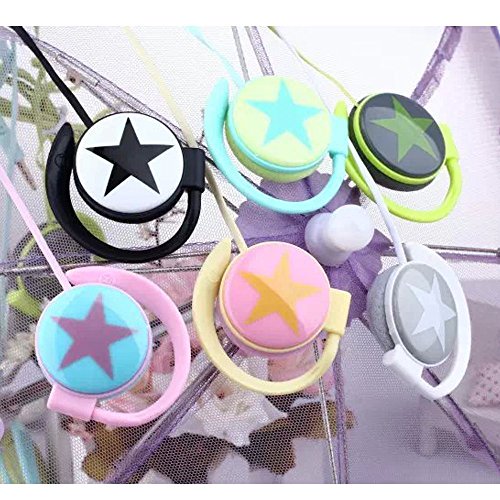 GOOGNT KEEKA Seamless design, laminating, effectively reduce outside noise interference，hanging headset,3.5 mm Earhook Sports Headphones with Microphone KEEKA H-3 (White)