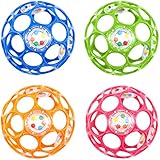 Oball 4-inch Infant  Rattle Assorted Colors (Sold as each)