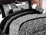 Queen Size - Zebra 7 Pc Comforter Set Queen Size - Zebra 7 Pc Comforter Set