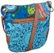Desigual BOLS_BROOKLYN 32X5102, Borsa a tracolla donna, 30x28x2 cm (L x A x P), Blu (Blau (texas 5030)), 30x28x2 cm (L X A x P)